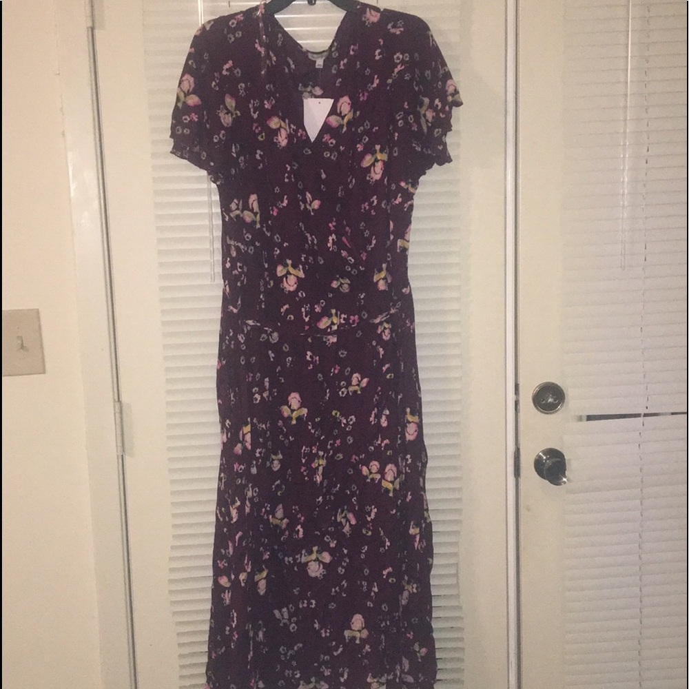 Hi low flower high low dress